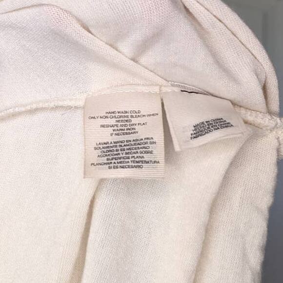 Rachel Rachel Roy Sweater Fold Over Ivory Off-the-shoulder Top 0x Career Cream‎ - Picture 7 of 7